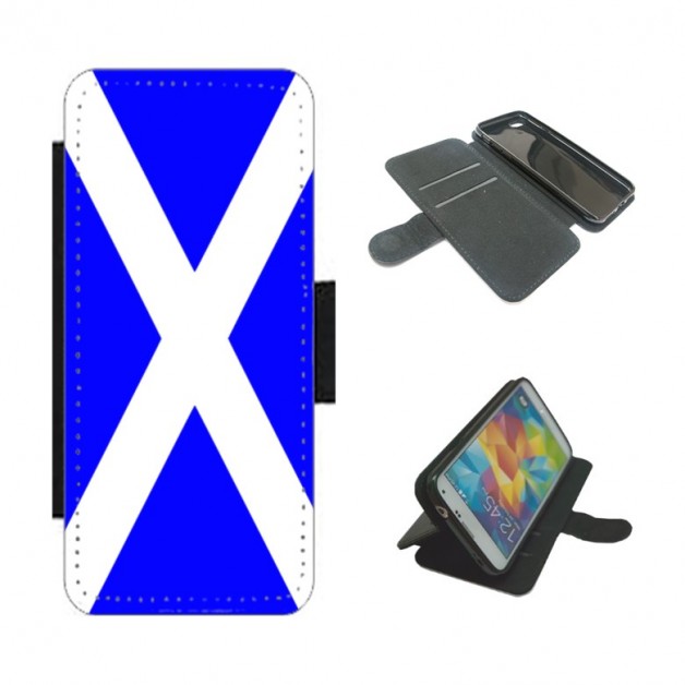 Scottish Flag Wallet Phone Case