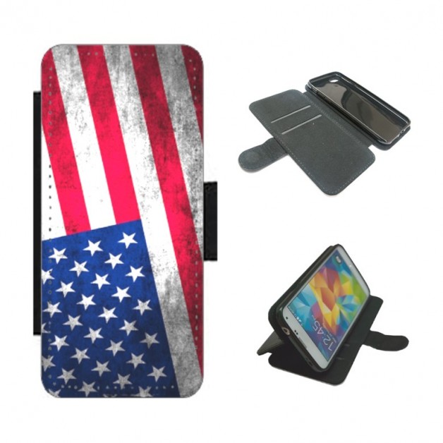 USA Flag Wallet Phone Case
