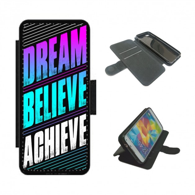 Dream Believe Achieve Wallet Phone Case