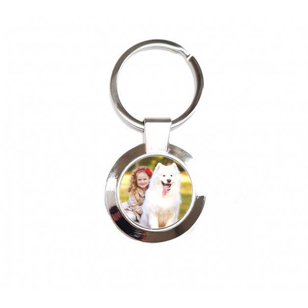 Keyring Metal Round