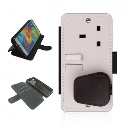 Electric socket Phone Case Wallet design