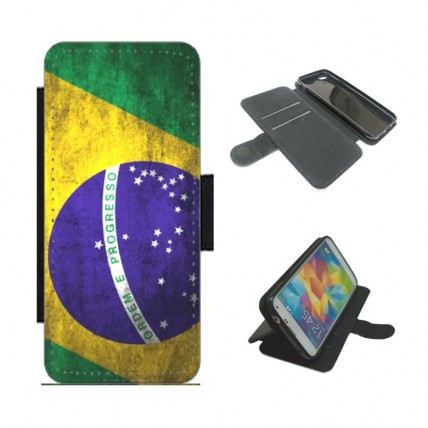 Brazilian Flag Wallet Phone Case