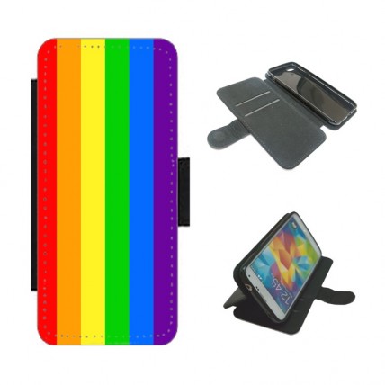 Rainbow Flag Wallet Phone Case
